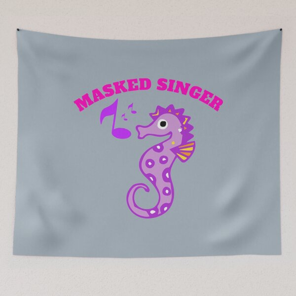 Item preview, Masked Singer Seahorse   designed and sold by WildwoodBoard.
