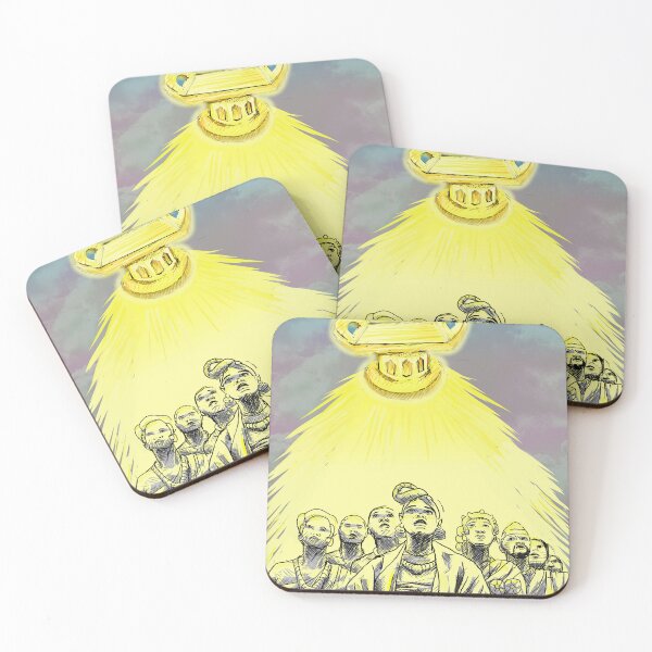 Item preview, Yaa Asantewaa and her warriors see the golden stool descend from the sky. designed and sold by tqueen.