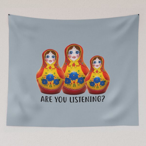 Item preview, Hanson Russian Doll - Are You Listening   designed and sold by WildwoodBoard.