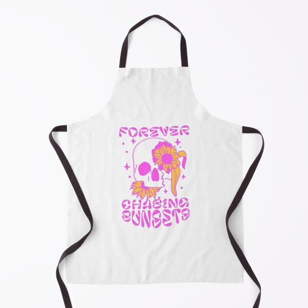 Item preview, Aesthetic Skull Mood Saying Forever Chasing Sunsets designed and sold by Donnie56441.