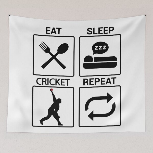 Item preview, Cricket Evolution Bowler Batsman Player Fans designed and sold by alltheprints.