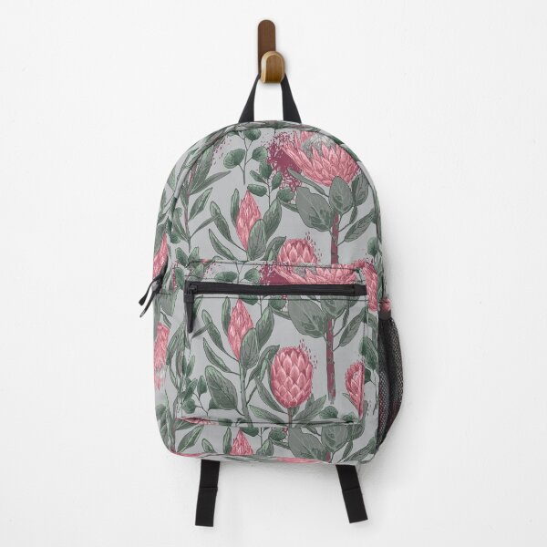 Item preview, Exotic flower Protea pink pattern. Botanical illustration designed and sold by IrinaVaneeva.