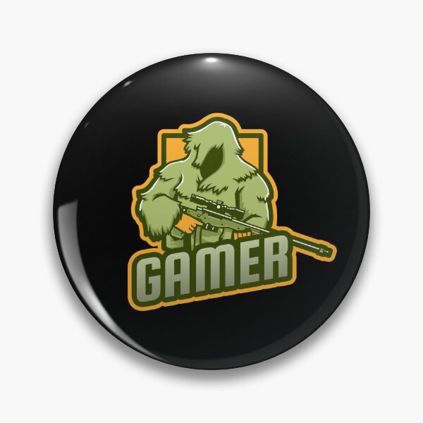 Artikelvorschau, Gamer mit Big Foot Shooter, der Sniper hält entworfen und verkauft von PRIVARSHU.