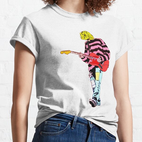 Kurt Cobain Artistic Modern Pop Portrait Design Classic T-Shirt