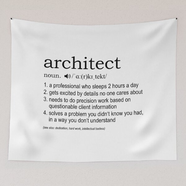 Item preview, Architect Definition - Funny Architects designed and sold by levintere.