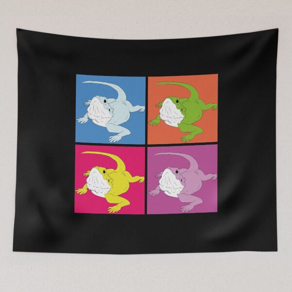 Item preview, Animal Reptile Lover Reptile Owner Pop Art Bearded Dragon  designed and sold by bestshirtdesign.