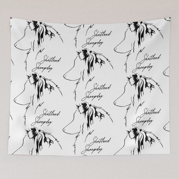 Item preview, Shetland Sheepdog Dog Profile Herding Sheltie Dog designed and sold by dogarts.