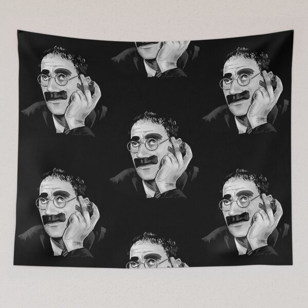 Item preview, Groucho Marx Illustration by Burro  designed and sold by JohnCol4045478.