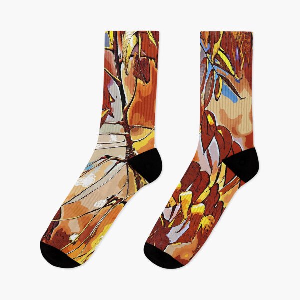 Item preview, English walnut, Autumn leaves, color print designed and sold by artdragongift 15.