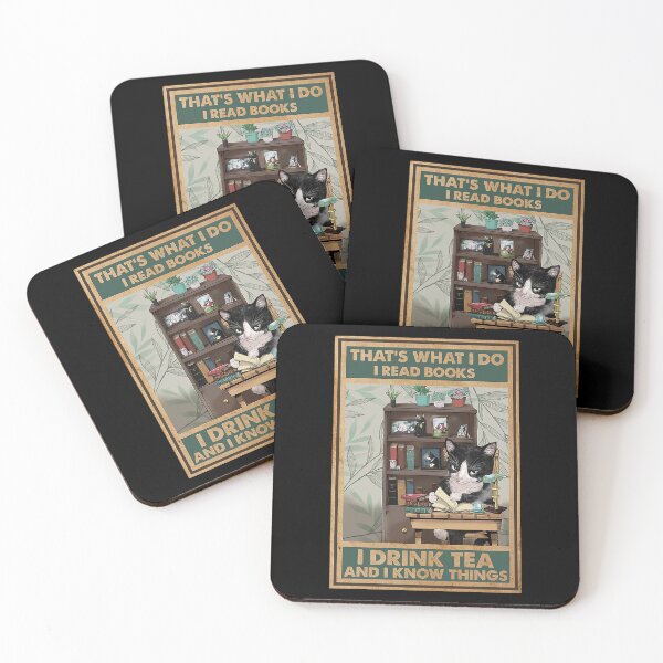Item preview, Tuxedo Cat Read Books Drink Tea And Know Things designed and sold by James Schwartz.