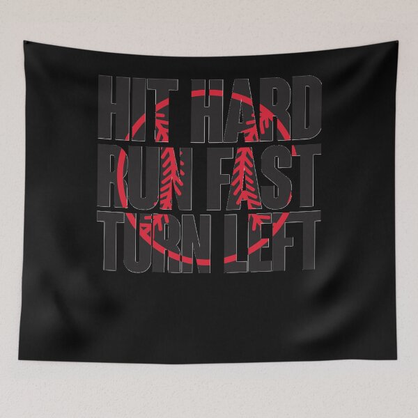 Item preview, Hit Hard, Run Fast, Turn Left Essential   designed and sold by JaciBaz.