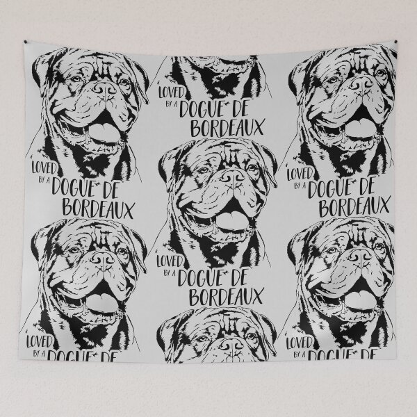 Item preview, Loved by a Dogue de Bordeaux dog dog saying designed and sold by dogarts.