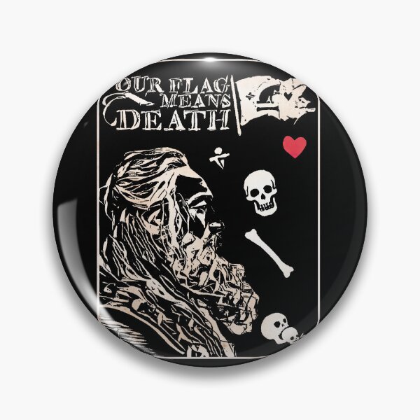 Aperçu de l'œuvre Notre drapeau signifie la mort, ofmd, stede bonnet, barbe noire, pirate créée et vendue par JoycePruit.