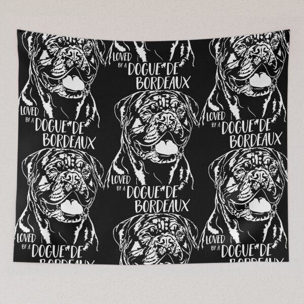 Item preview, Loved by a Dogue de Bordeaux dog dog saying designed and sold by dogarts.