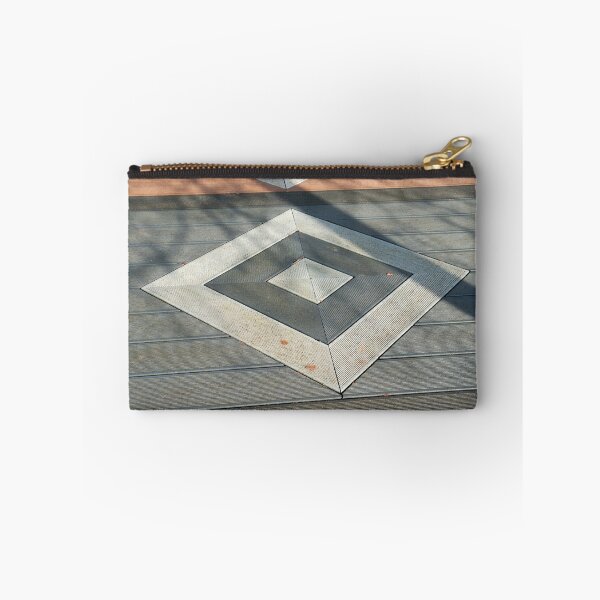 Item preview, Details of geometric gray stone garden tiles designed and sold by Ron Zmiri.