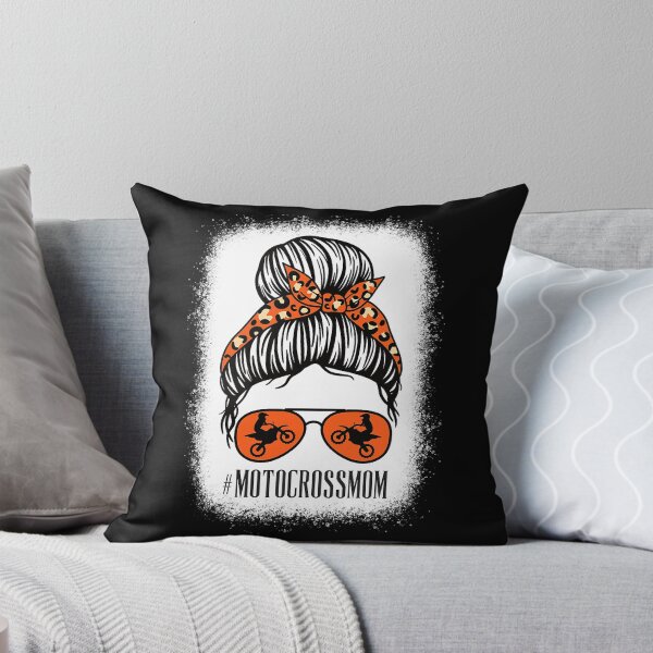 Item preview, Motocross MX Moto Mom Mothers Day Messy Bun Leopard Print designed and sold by caintati.