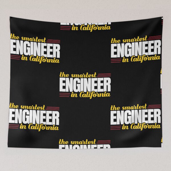 Item preview, The Smartest Engineer In California  designed and sold by Crystal7369376.
