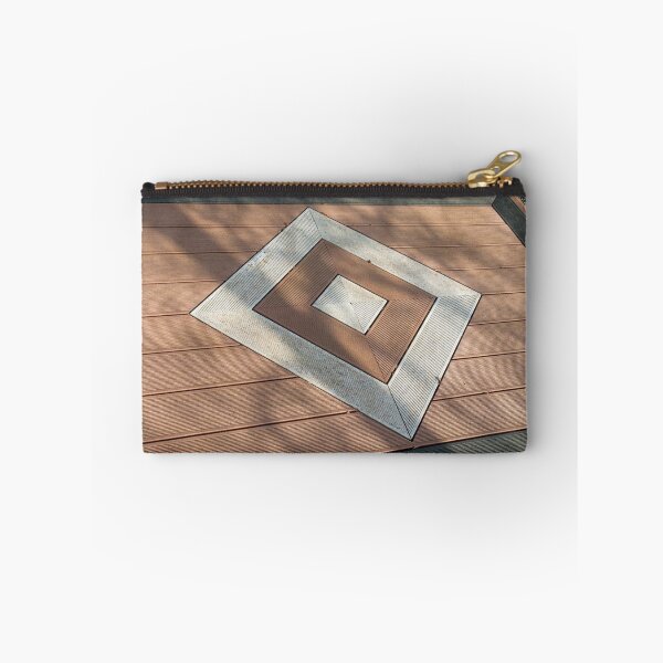 Item preview, Details of geometric brown stone garden tiles designed and sold by Ron Zmiri.