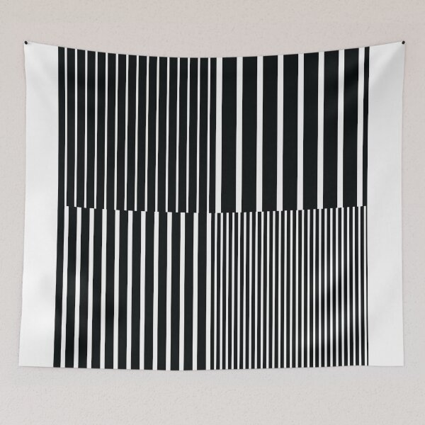 Item preview, Stripes Pattern and Lines 4 in Monochrome designed and sold by nineFlorals.