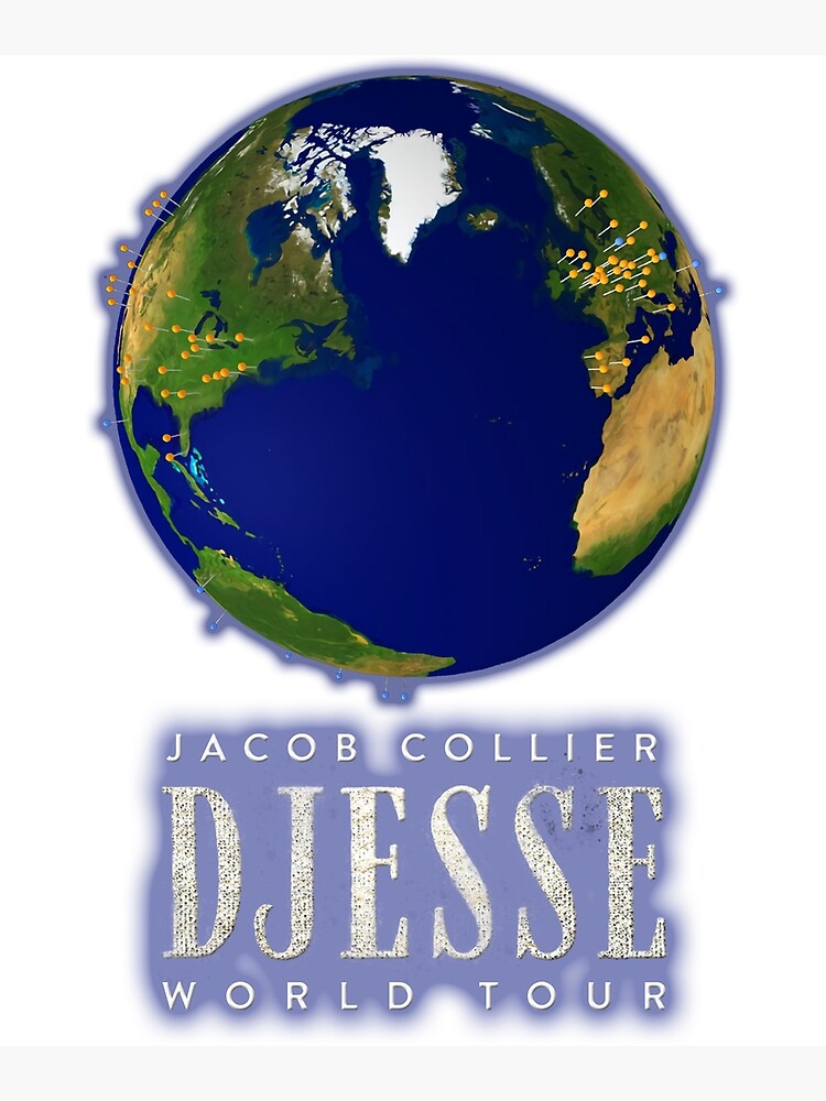 "Jacob Collier with the disease spread out the World " Poster for Sale