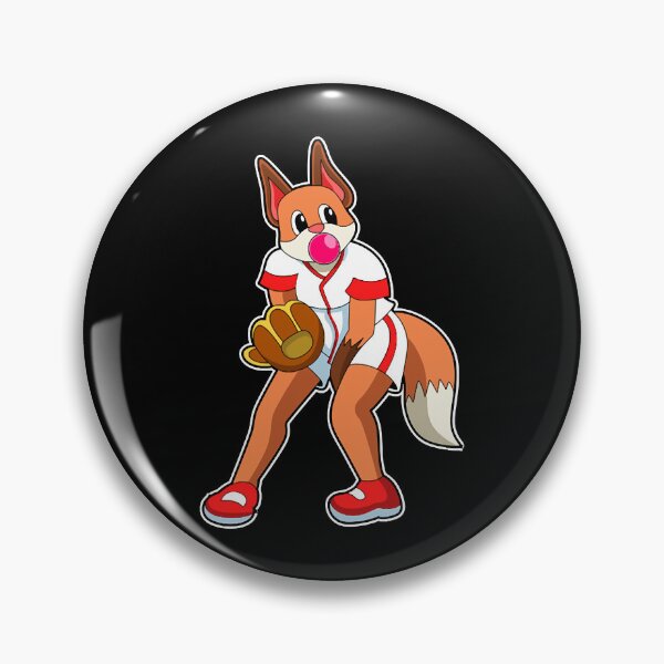 Item preview, Fox at Baseball with Baseball glove  designed and sold by JasonTo5959684.