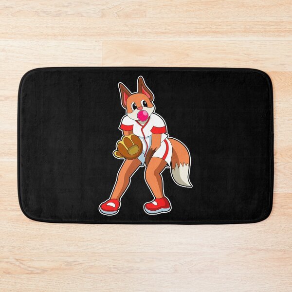 Item preview, Fox at Baseball with Baseball glove  designed and sold by JasonTo5959684.