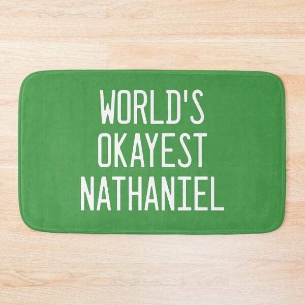 Item preview, World's Okayest Nathaniel designed and sold by TimespunThreads.