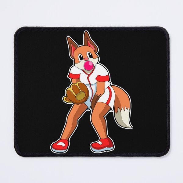 Item preview, Fox at Baseball with Baseball glove  designed and sold by JasonTo5959684.