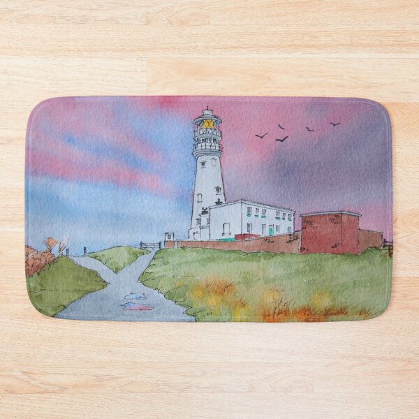 Item preview, Flamborough Head Lighthouse at sunset. designed and sold by John Ray.