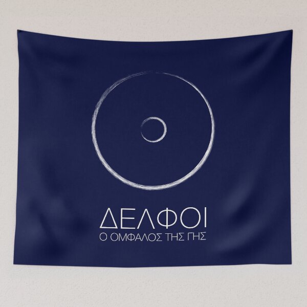 Item preview, Delphi: Bellybutton of the World designed and sold by Happy Puppy Print On Demand.