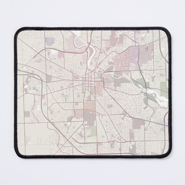 Item preview, Ann Arbor Map, Ann Arbor City, USA City designed and sold by TheRedFinch.