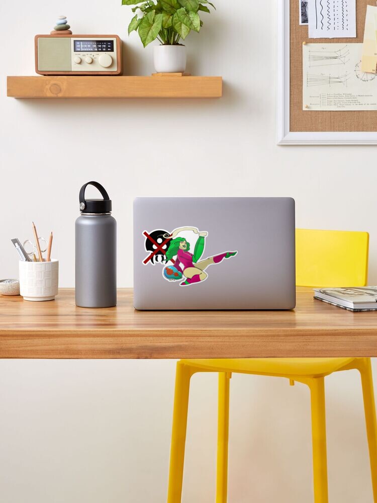 Alternate view of Samus - "Justin Bailey" Sticker