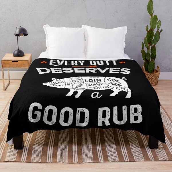 Item preview, Funny BBQ Chef Every Butt Deserves A Good Rub Barbeque Chef  designed and sold by fostebris.