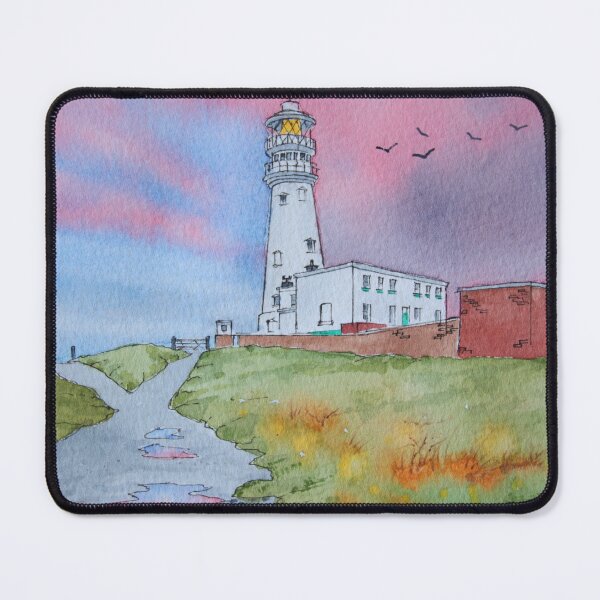 Item preview, Flamborough Head Lighthouse at sunset. designed and sold by John Ray.