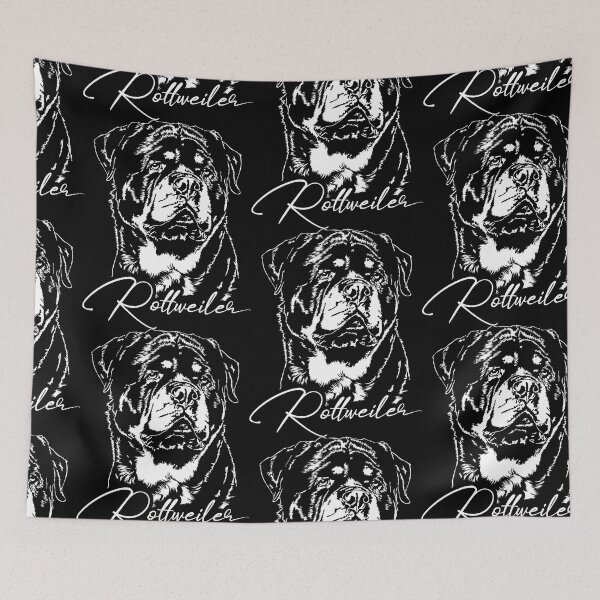 Item preview, Rottweiler Portrait Dog Portrait Dog Rottie designed and sold by dogarts.