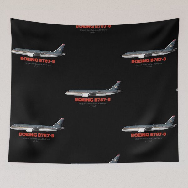 Item preview, Boeing B787-8 - Royal Jordanian Airlines  designed and sold by Barbara6314378.