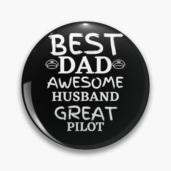 Item preview, Best dad Awesome Husband Great Pilot Gift designed and sold by Zilch-o.