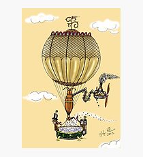 STEAMPUNK HOT AIR BALLOON (Gold) Photographic Print