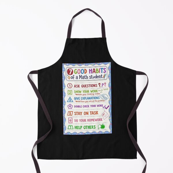 Item preview, Math 7 good habits of a math student Back to school designed and sold by Sineure98.