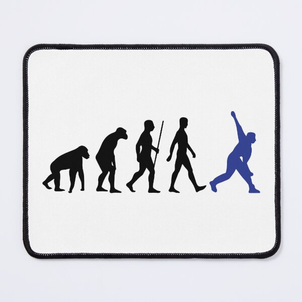Item preview, Cricket Evolution Bowler Batsman Player Fans designed and sold by alltheprints.