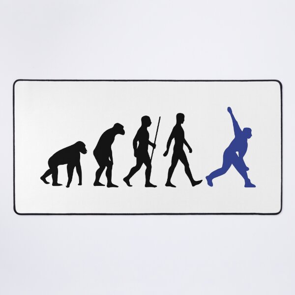 Item preview, Cricket Evolution Bowler Batsman Player Fans designed and sold by alltheprints.