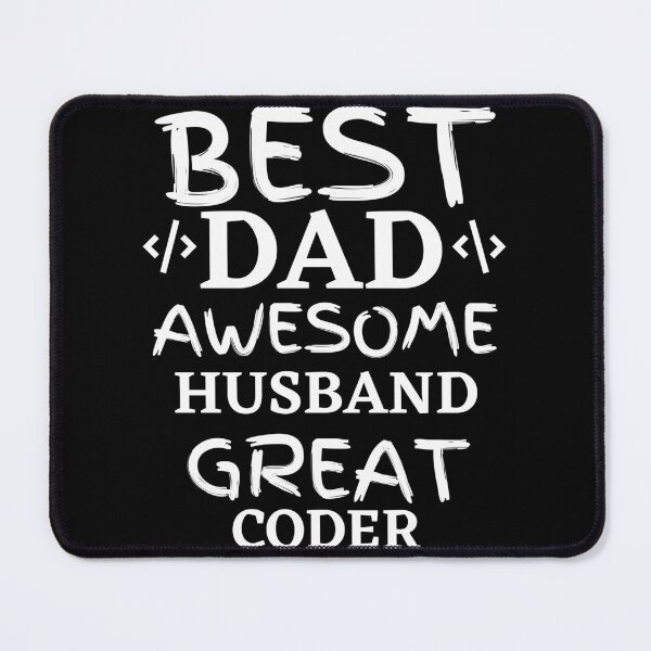 Item preview, Best dad Awesome Husband Great Coder Gift designed and sold by Zilch-o.