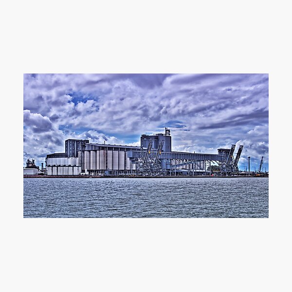 Silos Photographic Print