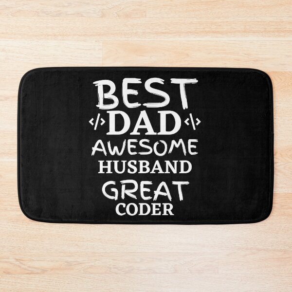Item preview, Best dad Awesome Husband Great Coder Gift designed and sold by Zilch-o.