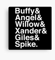The Scooby Gang Classic White Canvas Print