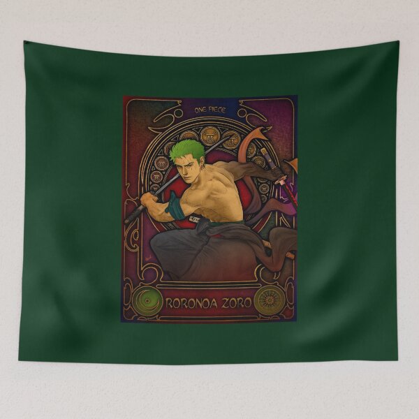 Item preview, FANART Zoro from One Piece in Art Nouveau style designed and sold by AlexaelArtworks.