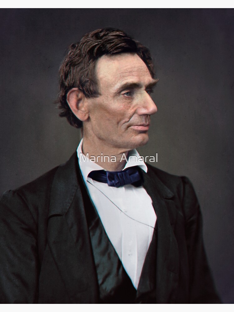 Abraham Lincoln, circa 1863 by marinamaral