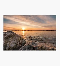 Golden hour.. before the rains Photographic Print