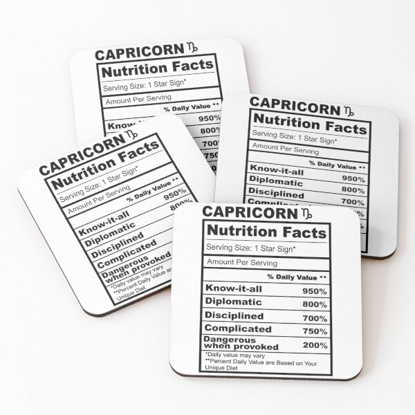 Item preview, Capricorn Chart   designed and sold by MemeTherapy.