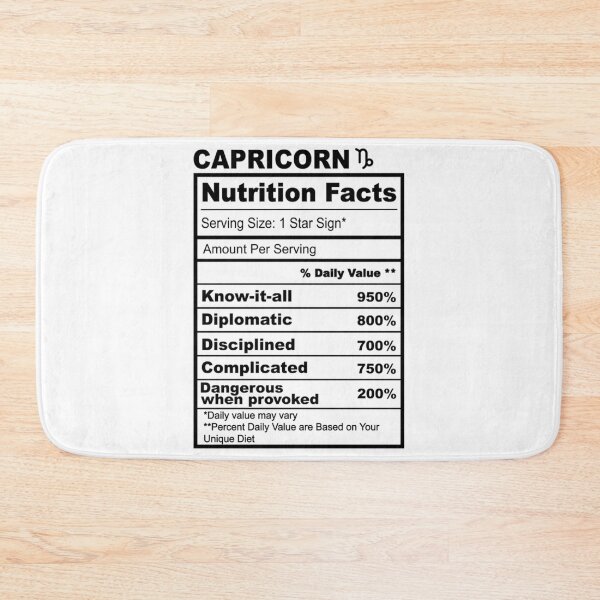 Item preview, Capricorn Chart designed and sold by MemeTherapy.